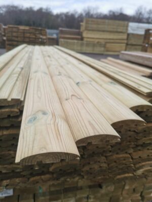 Premium, Pressure Treated Log lap Cladding 22mm x 95mm