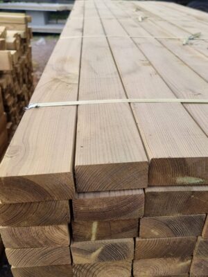Regularised treated softwood timber, Planed C24 -45mm×95mm (4x2)