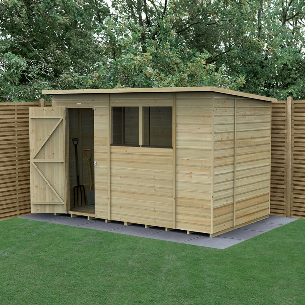 Bespoke Premium Quality Wooden Treated Pent Shed in Aberdeen -G&A Timner Ltd