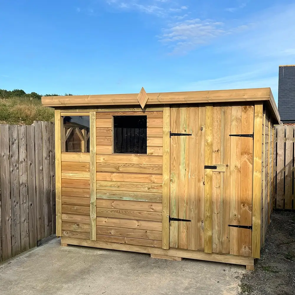 Bespoke Premium Quality Wooden Treated Pent Shed in Aberdeen -G&A Timber Ltd