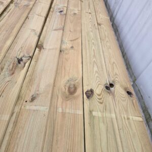 2nd class Pinewood Pressure Treated  T&G cladding 21mm x 145mm x 4m (13ft)