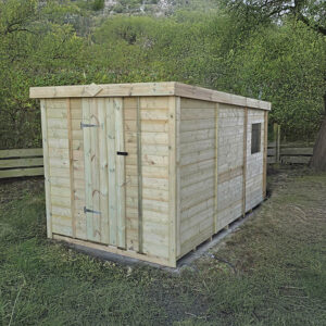 Bespoke Premium Quality Wooden Treated Pent Shed in Aberdeen -G&A Timber Ltd