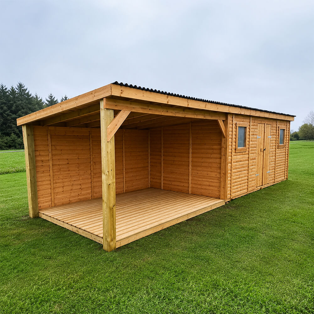 Bespoke Premium Quality Wooden Treated Pent Shed in Aberdeen -G&A Timber Ltd