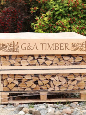 Kiln Dried Beech, Alder, Ash/Oak Logs Crate 0.7m3 - Timber Merchant Aberdeen -Ga-Timber.com