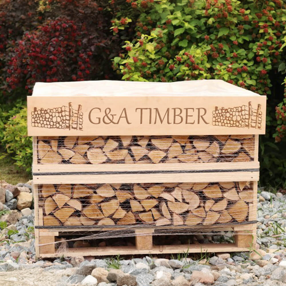 Kiln Dried Beech, Alder, Ash/Oak Logs Crate 0.7m3 - Timber Merchant Aberdeen -Ga-Timber.com