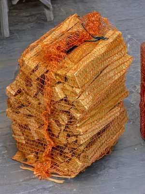 Kiln Dried Kindling Birch Wood Net Bag -G&A Timber Merchant Aberdeen