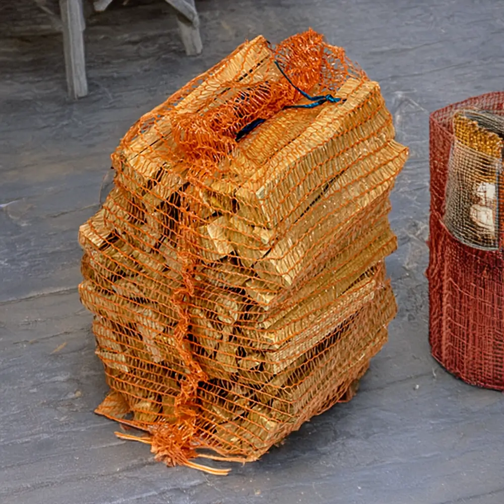 Kiln Dried Kindling Birch Wood Net Bag -G&A Timber Merchant Aberdeen