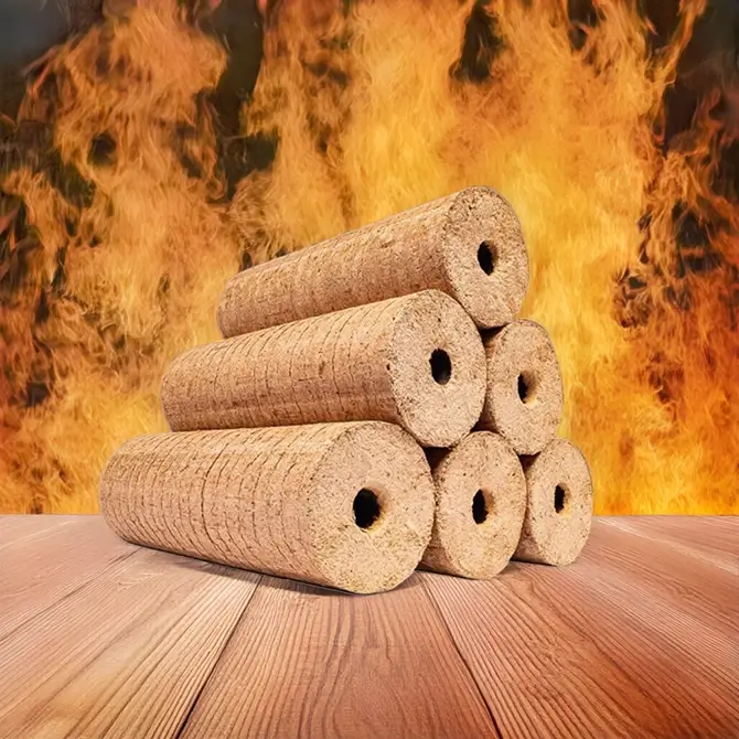 Nestro Round Heat Briquettes - G&A Timber Aberdeen