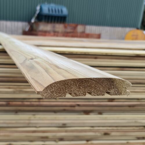 Treated Loglap Cladding 27mm x 145mm - G&A Timbe