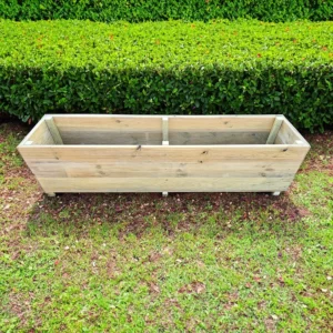 Large Wooden Rectangular Planter 45x45cm x200cm -GA-Timber.com in Aberdeen