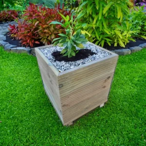 Wooden Square Planter -Ga-Timber.com