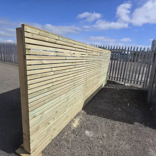 Single Slatted Fence Panel for Sale in Scotland | Ga-Timber.com