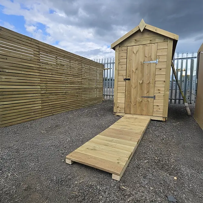 Softwood Decking Walkway -G&A Timber Aberdeenshire