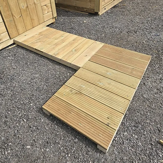 Softwood Decking Walkway -G&A Timber Scotland