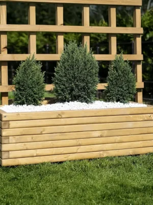 Long-Wooden-Planter for sale | G&A Timber Aberdeen