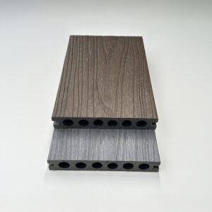 Teak / Light GreyHD Dual-Sided Composite Decking Board G&A Timber