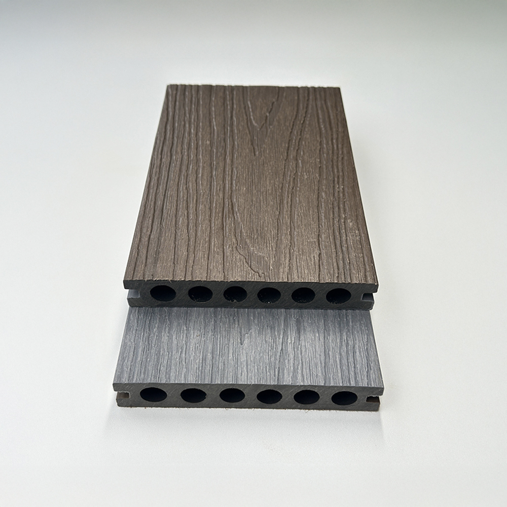 Teak / Light Grey Teak / Light GreyHD Dual-Sided Composite Decking Board G&A Timber
