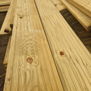 Timber Decking Board Green 28mm×145mm Double sided 2nd class