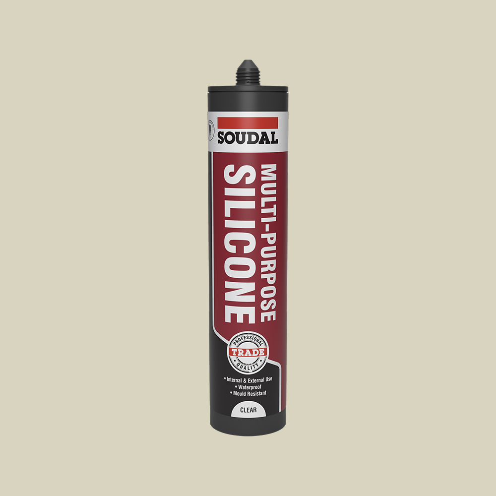 Soudal Trade Multi-Purpose Silicone - 270ml - Clear -G&A Timber Aberdeen