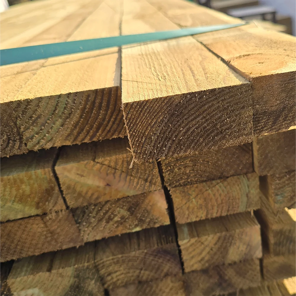 Rough Sawn treated Fence Rail 38mm x 75mm x 3.6m -G&A Timber Merchant Aberdeen