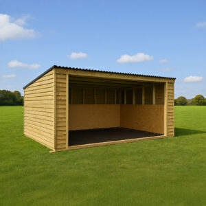 Animal Field Shelter Pent Roof Aberdeen | Open Front Shelter | G&A Timber