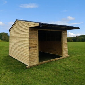 Animal Field Shelter Apex Roof Animal Field Shelter Apex Roof Aberdeenshire | Open Front Shelter | G&A Timber