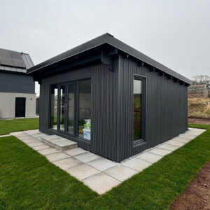 Composite Slatted Cladding - Anthracite | For Sale Glasgow, Dundee, Edinburgh, Aberdeenshire