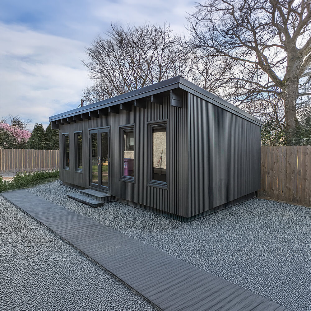 Composite Slatted Cladding - Anthracite For Sale Glasgow, Dundee, Edinburgh, Aberdeenshire