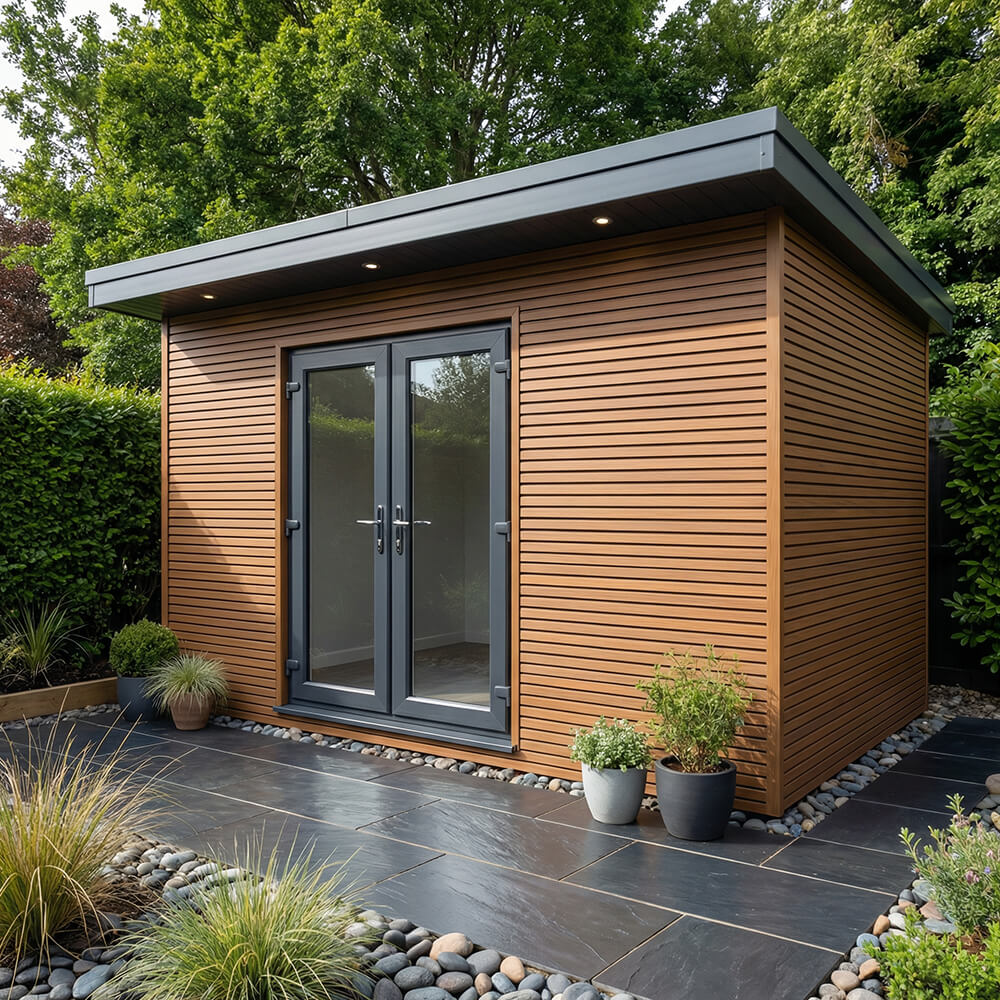 Premium Capped Brushed Composite Slatted Cladding Premium Capped Brushed Composite Slatted Cladding for sale | G&A Timber Aberdeen