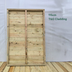 Timber Wall Frame Panel 115cm DIY Timber Framed Wall Panels for Garden Buildings