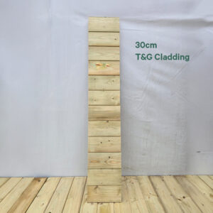 Timber Wall Frame Panel 30cm DIY Shed & Garden Room Panels 30cm T&G Cladding | G&A Timber Aberdeenshire
