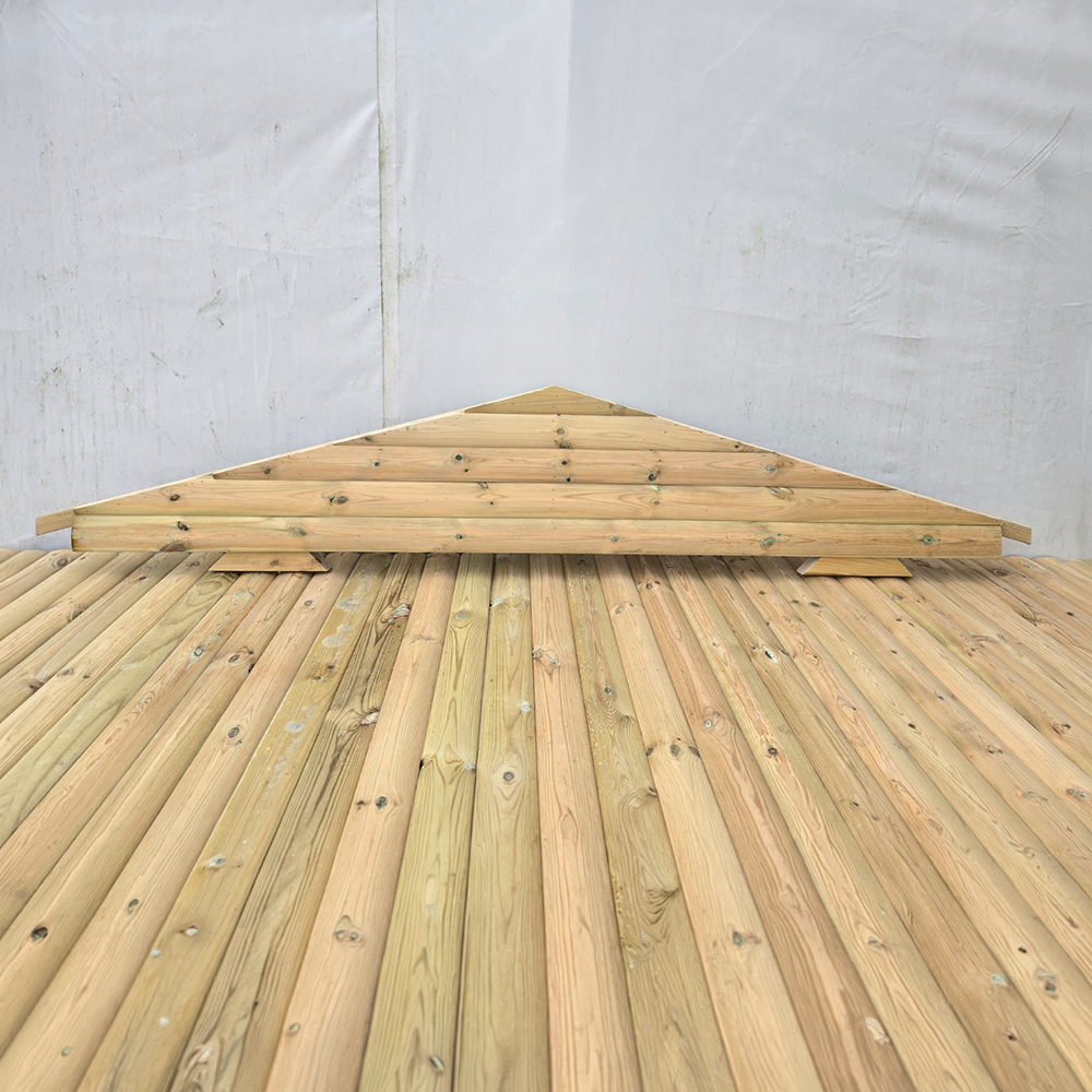 Timber Shed Apex Gable Panels Loglap Cladding | G&A Timber Aberdeen