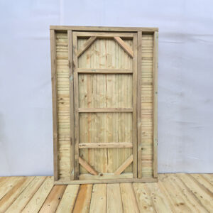 DIY Timber Framed Wall Panel with SIngle Door | G&A TImber Merchant Aberdeenshire