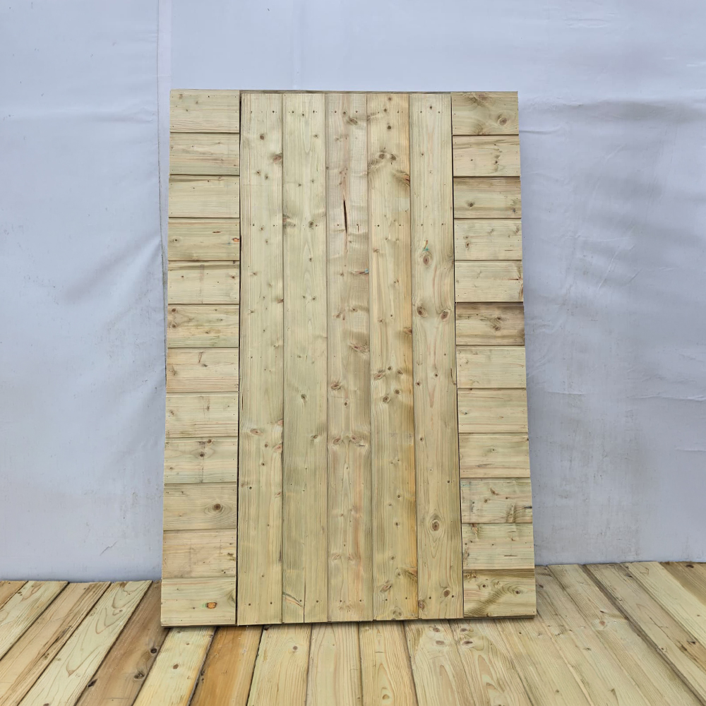 DIY Timber Framed Wall Panel with SIngle Door | G&A TImber Merchant Aberdeen