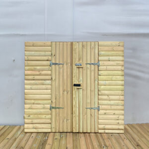 DIY Timber Framed Wall Panel with Double Door | G&A TImber Merchant Aberdeenshire