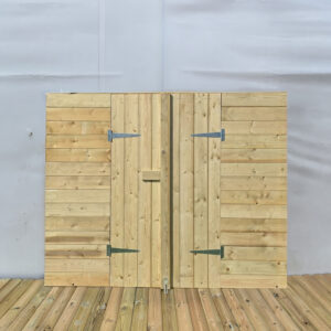 DIY Timber Framed Wall Panel with Double Door | G&A TImber Merchant Aberdeen