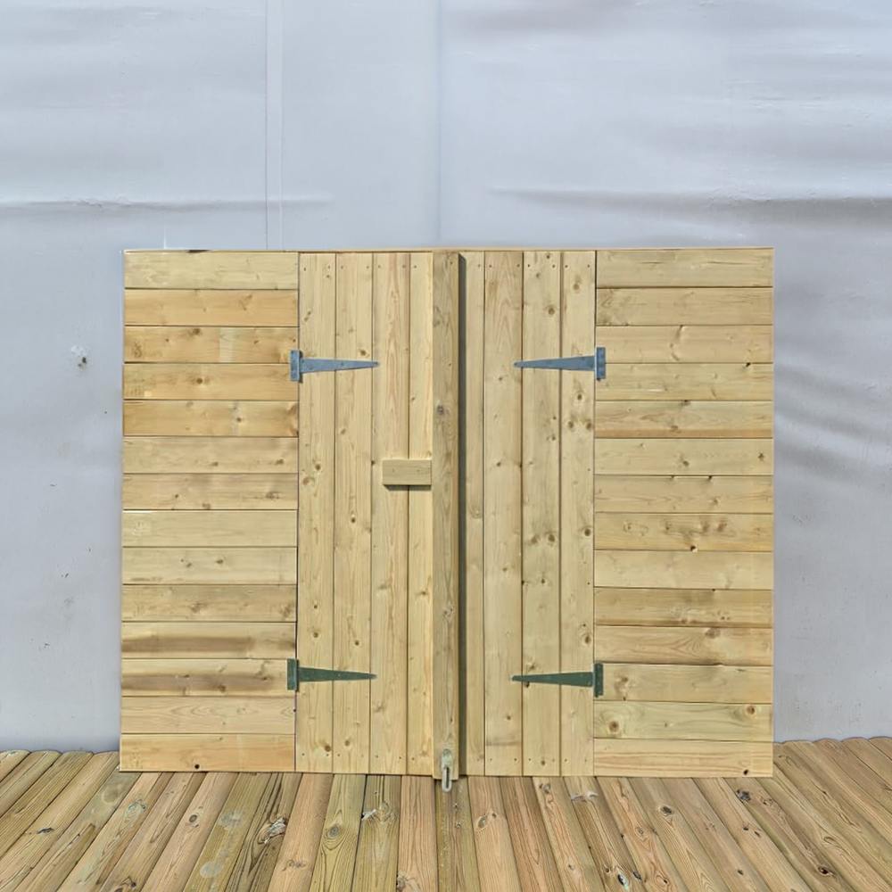 DIY Timber Framed Wall Panel with Double Door | G&A TImber Merchant Aberdeen