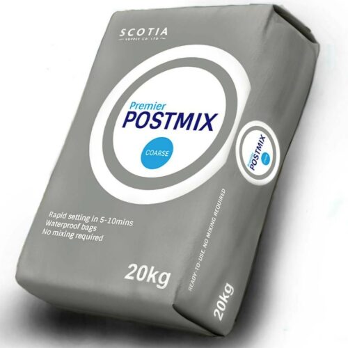 Post Set Coarse is a high-strength concrete mix with a larger aggregate, designed for demanding applications.